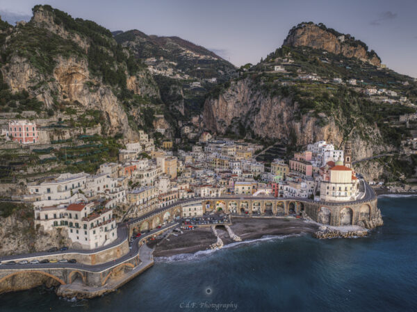 L'alba ad Atrani 1 foto drone