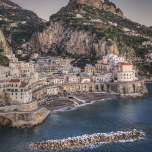 L'alba ad Atrani 2 foto drone