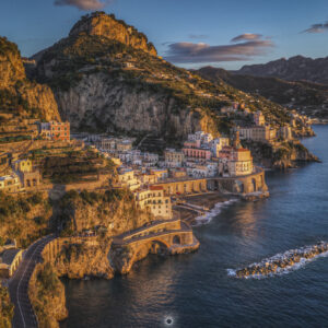 Alba ad Atrani Gennaio