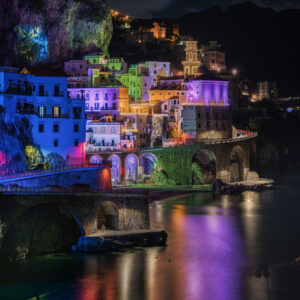 Atrani sogno e bellezza Natale 2024 drone vista mare
