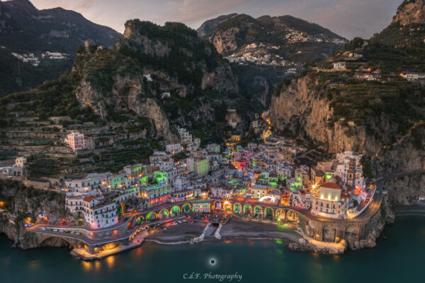 Atrani sogno e bellezza Natale 2024 drone 6