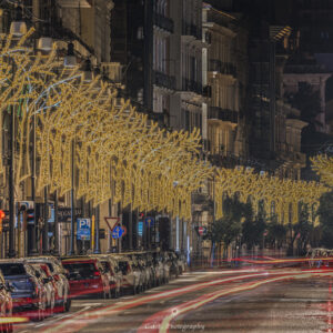 Salerno sogno e bellezza Natale 2024: Corso Garibaldi, Corso verso ferrovia, tutto corso2