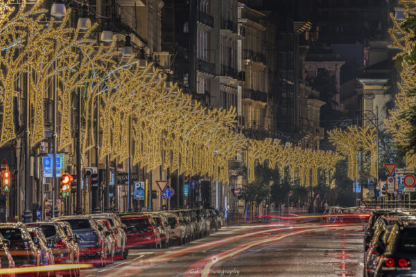 Salerno sogno e bellezza Natale 2024: Corso Garibaldi, Corso verso ferrovia, tutto corso2
