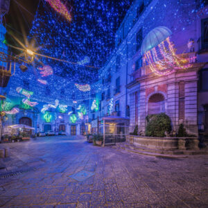 Salerno sogno e bellezza Natale 2024: Largo Campo foto 1-2-3