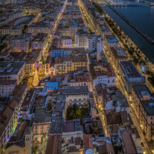 Salerno sogno e bellezza foto drone Natale 2024: Via Maestre