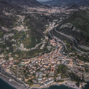 Vista con Drone Vietri sul Mare Vietri Cava e Vietri cuore