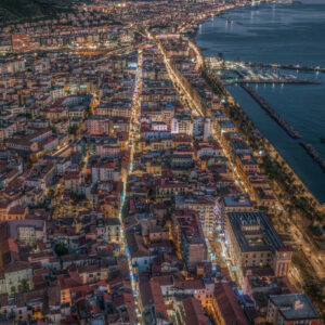 Salerno sogno e bellezza foto drone Natale 2024:  Tutte Luci